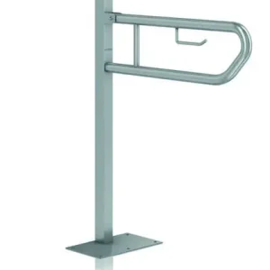 BARRA ABATIBLE 800mm COLUMNA ACERO BLANCO Precio De Oferta