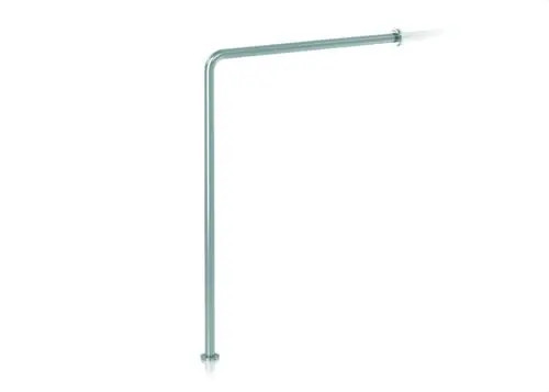 Promoción Exclusiva BARRA 90° PARED A SUELO INOXIDABLE SATINADO