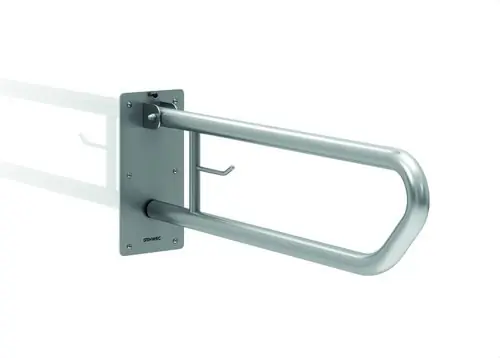 Precio De Fábrica BARRA ABATIBLE 800mm PORTAROLLOS ACERO BLANCO