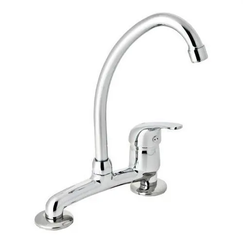 GRIFO DE COCINA MONOMANDO MESADA 16cm CROMADO Ge2 Marca Reconocida