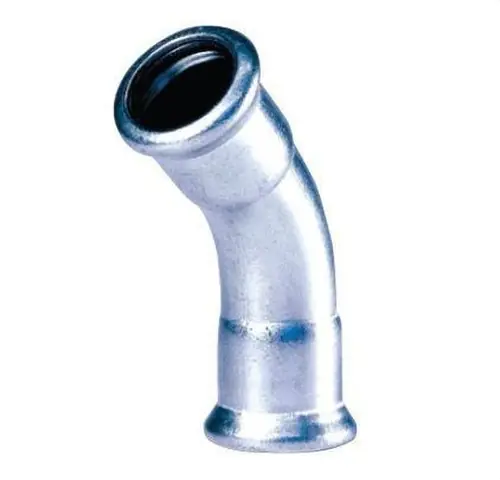 Ocasión Especial CURVA 45° H-H DIÁMETRO 108x108mm ACERO AL CARBONO