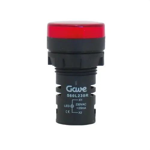 Oferta De Temporada PILOTO MULTI-LED FIJACIÓN 22,5mm 230V ROJO
