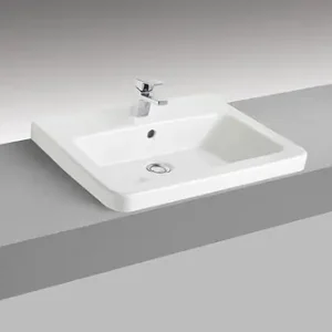 Oferta Flash LAVABO ENCIMERA STREET SQUARE 60x45cm BLANCO