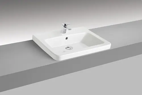 Oferta Flash LAVABO ENCIMERA STREET SQUARE 60x45cm BLANCO
