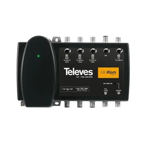 Mejor Precio CENTRAL AMPLIFICADOR MINIKOM MATV+FI 4E/1S F FM-BIII-U-FI