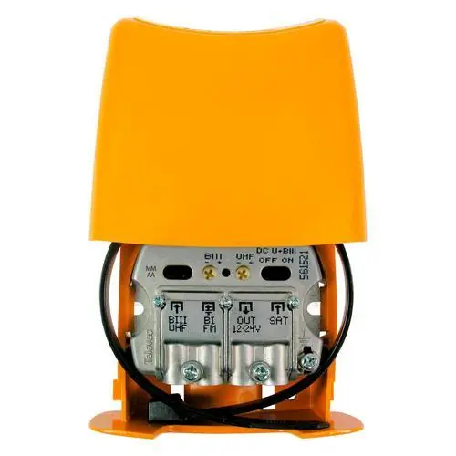 AMPLIFICADOR DE MÁSTIL 12..24V 3/1 B3/U-FMmx-FImx USOS Económico
