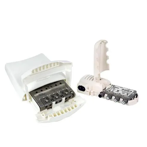 AMPLIFICADOR MÁSTIL SMARTKOM INTELIGENTE FMmix-3xV/U + ALIMENTADOR BT Precio De Oferta