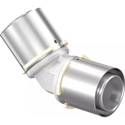 Directo De Fábrica CODO DOBLE 45° 40x40 EN LATÓN PERT-AL-PERT UPONOR S-PRESS