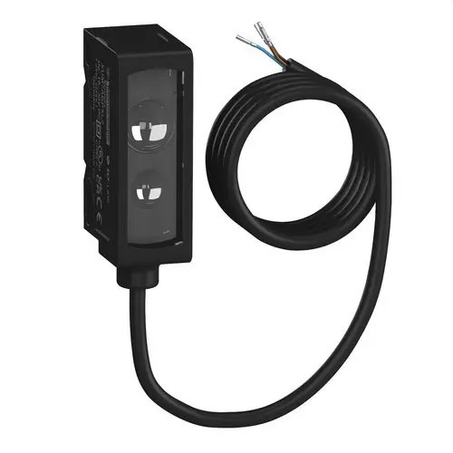 Directo De Fábrica SENSOR FOTOELÉCTRICO XUM7, BGS FIJO, LUZ AZUL, SN 80mm, PNP, CABLE 2m
