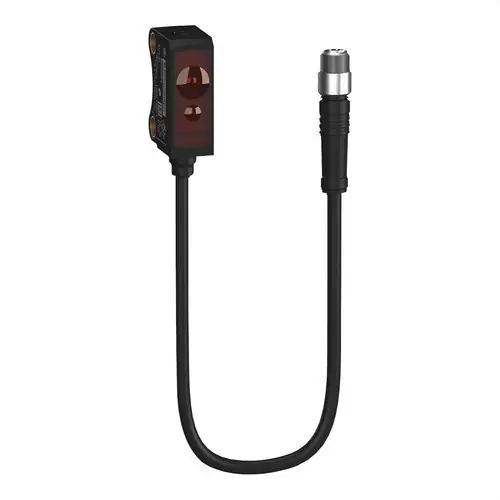 SENSOR FOTOELÉCTRICO XUT9, REFLEX, LÁSER, SN 3m, PNP, PIGTAIL M8 20cm Promoción Exclusiva