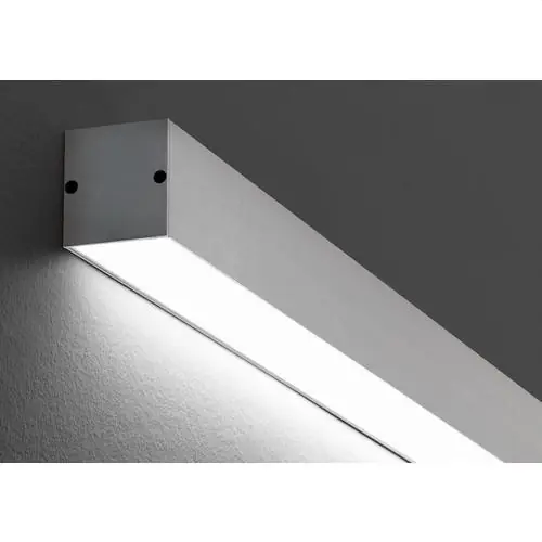 Alta Calidad LUMINARIA PARED Trazzo-70 57W 4000K DIFUSOR OPAL GRIS
