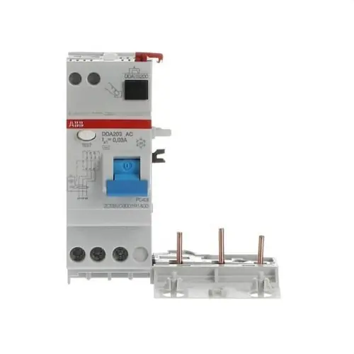 BLOQUE DE DISPOSITIVO DE CORRIENTE RESIDUAL DDA203AC-40/0,03 Última Versión