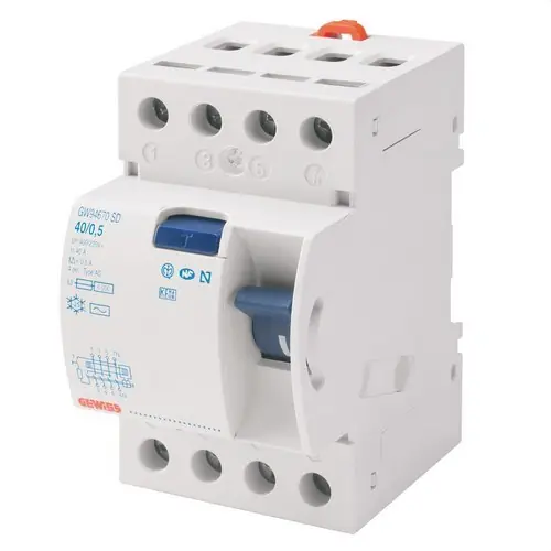 INTERRUPTOR DIFERENCIAL IDP 4P 40A 3 MOD.CTE.DIF.0,03A CL.AC Rebajas