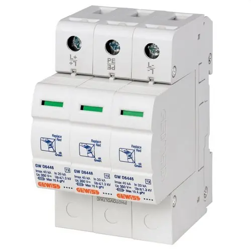Ordenar Ahora Mismo DESCARGADOR 3P 40KA 1000V DC TIPO 2