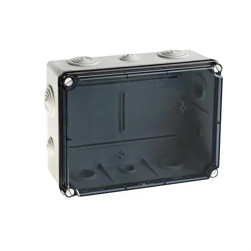 CAJA CON CONOS 180x241x95 Y TAPA TRANSPARENTE 0,53kg Últimas Unidades