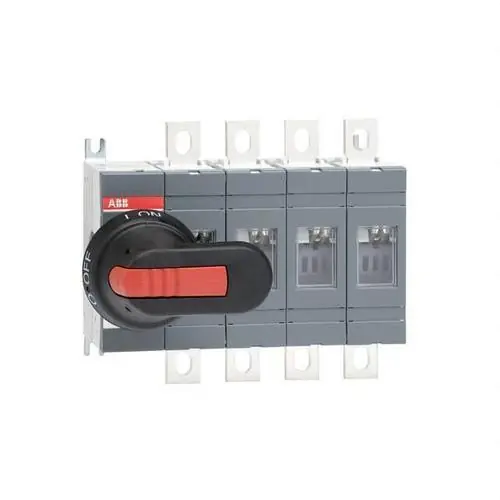 SECCIONADOR OT 250E04P 4P PARA MANDO PLÁSTICO NEGRO Descuento
