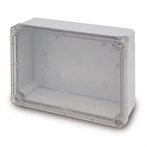 CAJA ESTANCA RECTANGULAR 220x170 CON TAPA TRANSPARENTE Ordena Ya