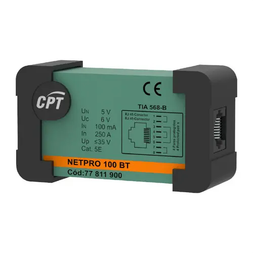 PROTECTOR ETHERNET 10kA/RJ45 LATIGUILLO CONEXIÓN Alta Calidad