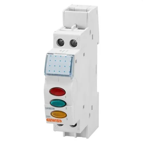 Promoción Exclusiva LÁMPARA DE SEÑALIZACIÓN TRIPLE 230V 1 MÓDULO EN ROJO-AMARILLO-VERDE