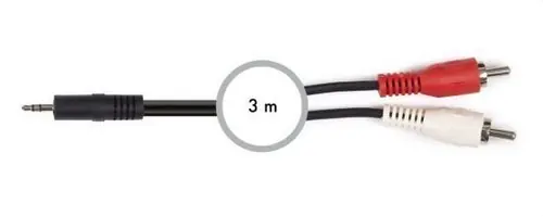 Económico CONEXIÓN JACK 3,5mm ESTÉREO 2 RCA MACHO-MACHO 3m