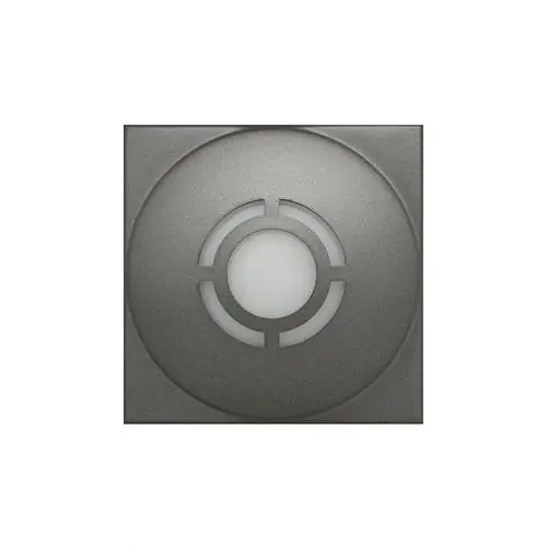 BALIZA EMPOTRABLE ESTELA LED VERDE CIRCULAR 1h PERMANENTE 83x83x30mm GRIS Precio De Oferta