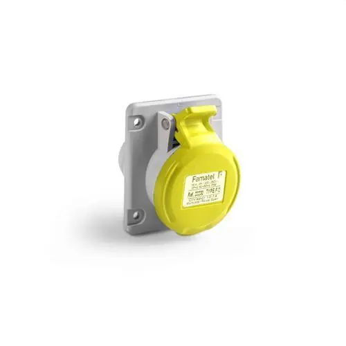 BASE INCLINADA 2P+T 16A-110/130V IP44 SERIE 11 Alta Calidad