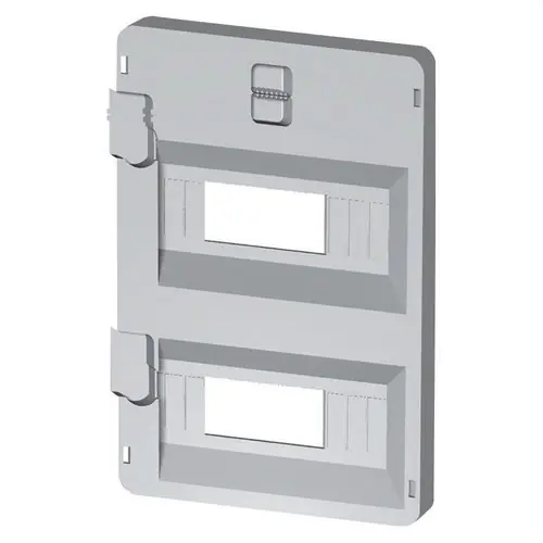 Solo Hoy PANEL TROQUELADO FRONTAL 8 MÓDULOS PARA CUADROS 236x316mm GRIS RAL7035