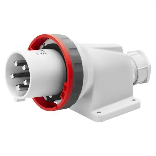 Imprescindible (Must-Have) CLAVIJA FIJA DE PARED 90° 2P+T 125A 380-415V 50-60Hz 9h ROJO IP67