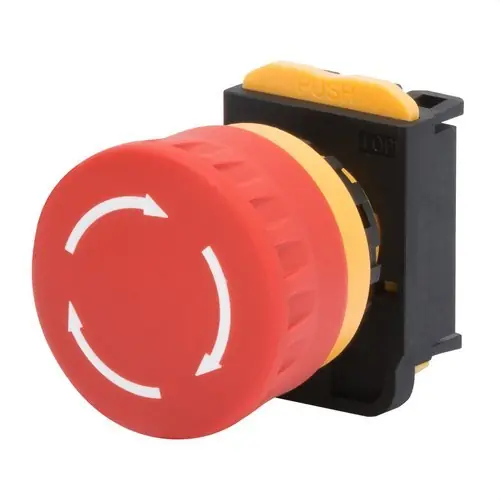 PULSADOR SETA DIÁMETRO 40mm CON RETENCIÓN NO LUMINOSO Precio De Oferta