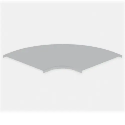 Entrega Rápida TAPA CURVA PLANA 90º 500 U23X GRIS RAL7035
