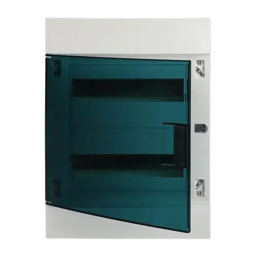 Popular CAJA EMPOTRAR MISTRAL41F 850 CON 24 MÓDULOS 2 FILAS PUERTA TRANSPARENTE