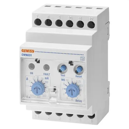 Precio Rebajado RELÉ DIFERENCIAL CON TOROIDAL SEPARADO TIPO A 230V AC 3 MÓDULOS
