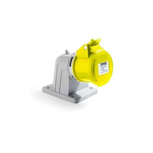 BASE 90° IP44 16A-110/130V 3P+T SERIE 11 Garantía De Devolución De Dinero
