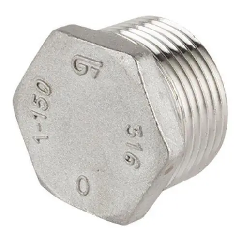 TAPÓN CABEZA HEXAGONAL 1.1/2" INOXIDABLE Disponible Ahora