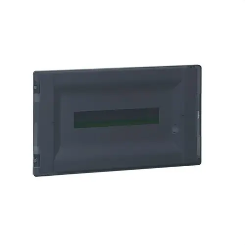 CAJA MODULAR EMPOTRAR 1 FILA 18 MÓDULOS PRACTIBOX3 PUERTA TRANSPARENTE Súper Precio