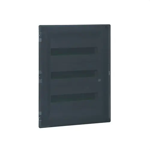 CAJA MODULAR EMPOTRAR 3 FILAS 18 MÓDULOS PRACTIBOX3 PUERTA TRANSPARENTE Económico