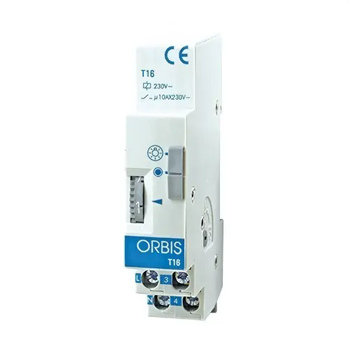 Precio Económico AUTOMÁTICO ESCALERA MODULAR T-16 120V RAIL DIN 45 SEG A 7 MIN