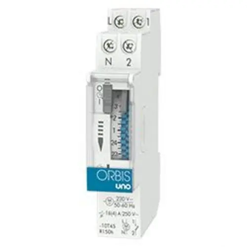 Liquidación INT.HOR.ANALOG.UNO QRD 120V 1 MOD.RSVA.> 150 H DIARIO MBRA.MMA.15mn PODER RUPT.: