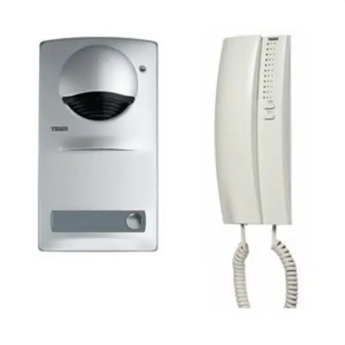 KIT AUDIO PKS-2 (1 VIVIENDA) PLACA DE SUPERFICIE Y TELÉFONO SERIE 7 Gran Oferta