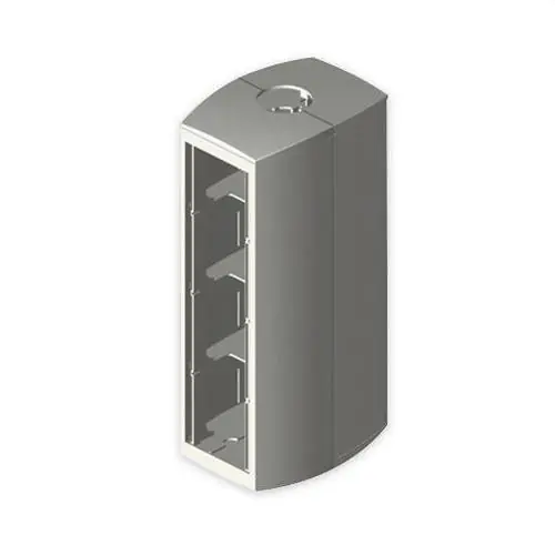Solo Por Tiempo Limitado MÓDULO 8 MECANISMOS COLUMNA U24X 50x88 80 PVC GRIS