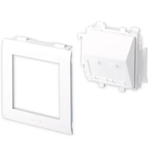 ADAPTADOR 1 MECANISMO KEYSTONE U24X 80mm BLANCO NIEVE Compra Hoy