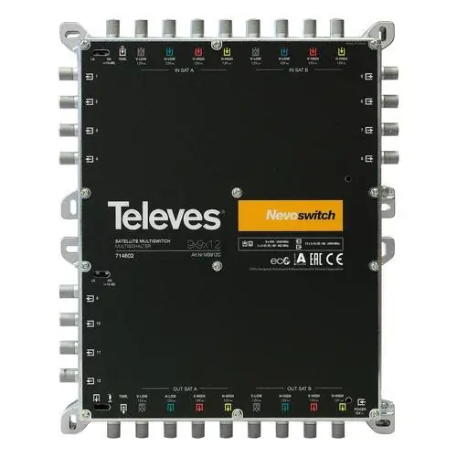 MULTISWITCH NEVOSWITCH 9x9x12 TERMINAL CASCADA Ordena Ya