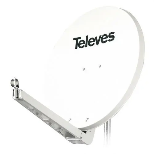 ANTENA PARABÓLICA OFF-SET ALUMINIO DISCO 850 BLANCO Marca Reconocida