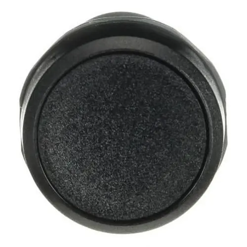 PULSADOR COMPARTIMENTO RASANTE CP1-10B-10 NEGRO OPACO Popular