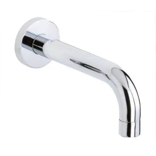 CAÑO MURAL TUBO RECTO 16cm CROMO Precio Económico
