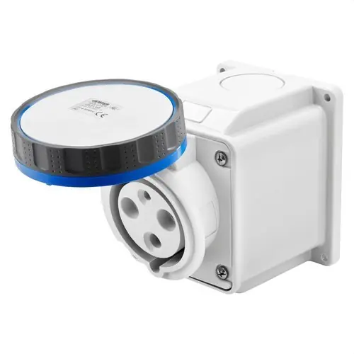 BASE FJA.PARED 10° CONEXIONADO TORN.2P+T 63A 200-250V 50-60Hz 9h AZ IP67 Oferta