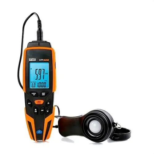 LUXÓMETRO DIGITAL HT309 PARA MEDIDA ILUMINACIÓN LED Popular