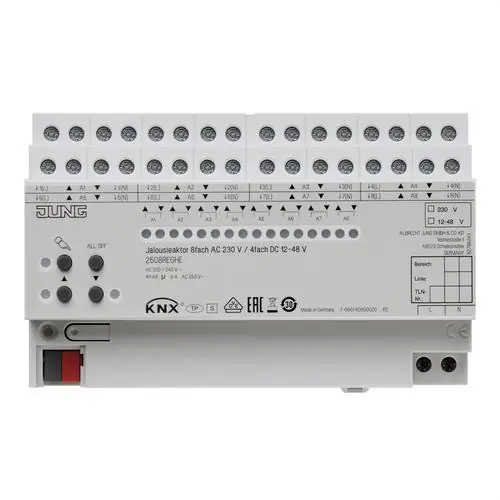 Promoción ACTUADOR PERSIANA KNX 8 CANALES DIN 8 MÓDULOS