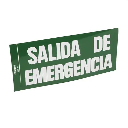 Envío Exprés ETIQUETA SEÑALIZACIÓN SALIDA DE EMERGENCIA