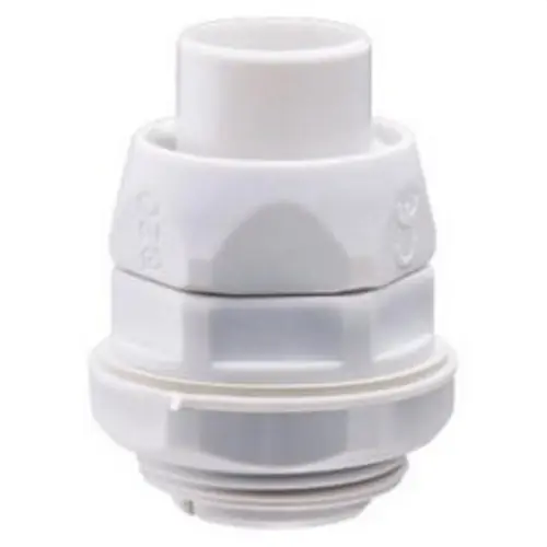 RACOR GIRATORIO RECTO CON PASO DE GAS RDG CON DIÁMETRO DE 20mm GRIS RAL7035 IP54 Últimas Unidades